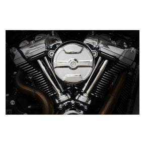 JIMS, M8 low profile tappet and pushrod cover kit. Chrome Tappet Block Covers Jims