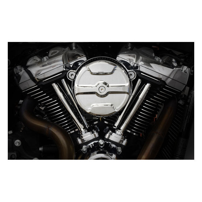 JIMS, M8 low profile tappet and pushrod cover kit. Chrome Tappet Block Covers Jims