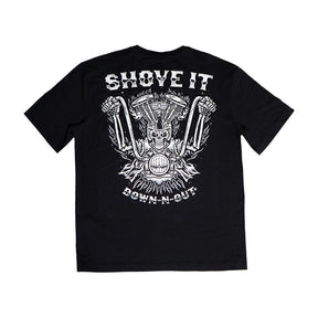 Down N Out Shove It T Shirt Black T-Shirt Down N Out