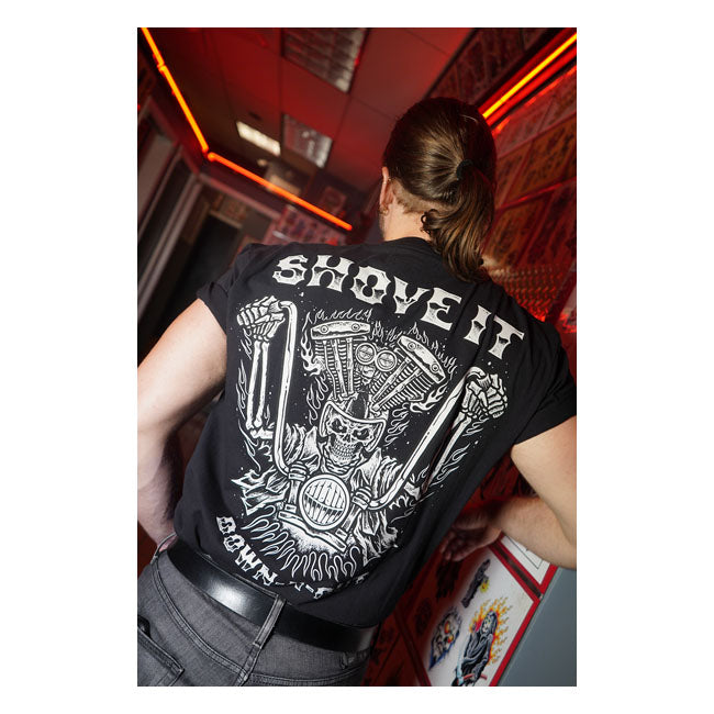 Down N Out Shove It T Shirt Black T-Shirt Down N Out