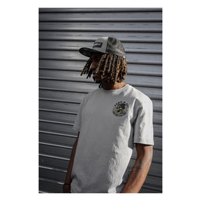Down N Out Life Behind Bars T Shirt Grey T-Shirt Down N Out