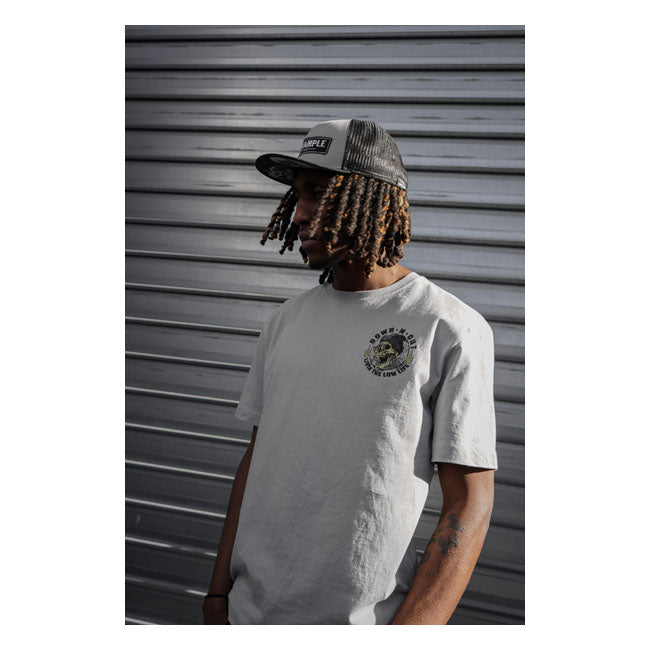 Down N Out Life Behind Bars T Shirt Grey T-Shirt Down N Out