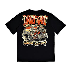 Down N Out Dno 4 Life T Shirt Black T-Shirt Down N Out