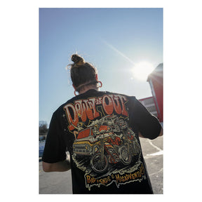 Down N Out Dno 4 Life T Shirt Black T-Shirt Down N Out