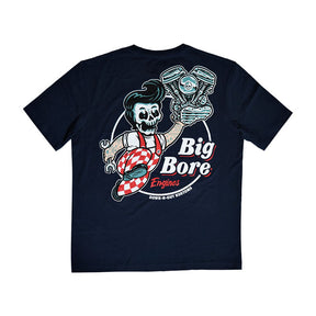 Down N Out Big Bore T Shirt Navy Blue T-Shirt Down N Out