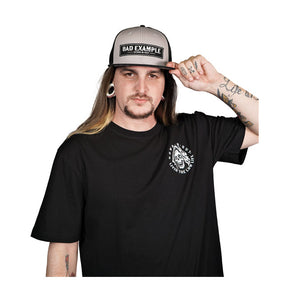 Down N Out Bad Example Snapback Cap Grey/Black