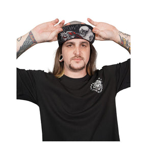 Down N Out Bad Example Snapback Cap Grey/Black Caps Down N Out