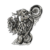Down N Out Wheely Reaper Sticker Stickers Down N Out