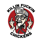 Down N Out Gettin Fried Sticker Stickers Down N Out