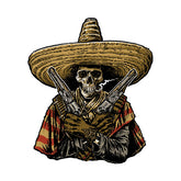 Down N Out Bandido Skull Sticker Stickers Down N Out