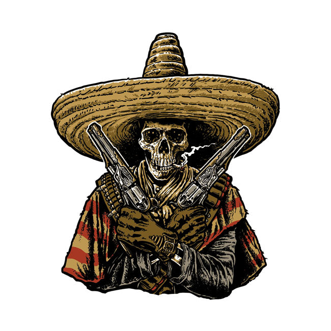 Down N Out Bandido Skull Sticker Stickers Down N Out
