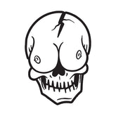 Down N Out Skull Boob Sticker Stickers Down N Out