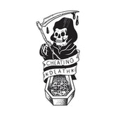 Down N Out Cheating Death Reaper Sticker Stickers Down N Out