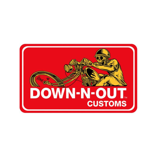 Down N Out Chopper Sticker Stickers Down N Out
