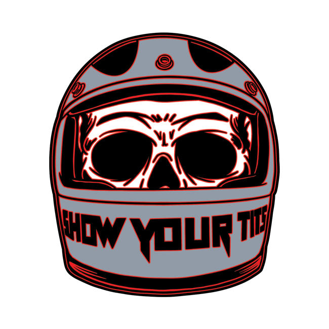 Down N Out Show Your Helmet Sticker Stickers Down N Out