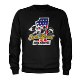 Evel Knievel No. 1 Sweatshirt, Black Sweatshirt Evel Knievel