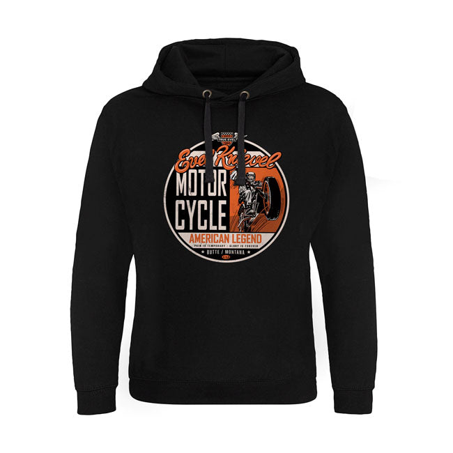 Evel Knievel American Legend Epic hoodie black Hoodie Evel Knievel