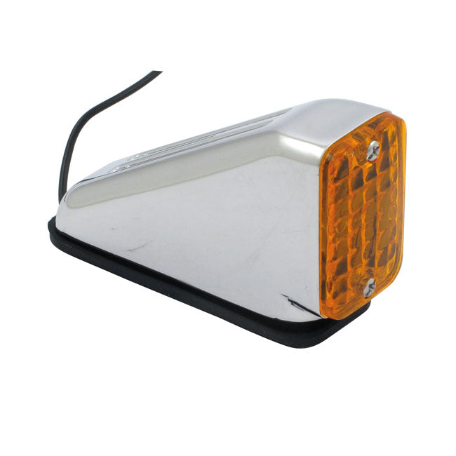 Wedge, Marker Light. Amber Lens Marker Lights Mcs