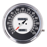 Fl Speedometer, ''68 72 Face'', Black/Silver. 1:1 Mph Speedometers Mcs