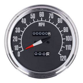 Fl Speedometer, ''74 84 Face'', Black. 2.21:1 Mph Speedometers Mcs
