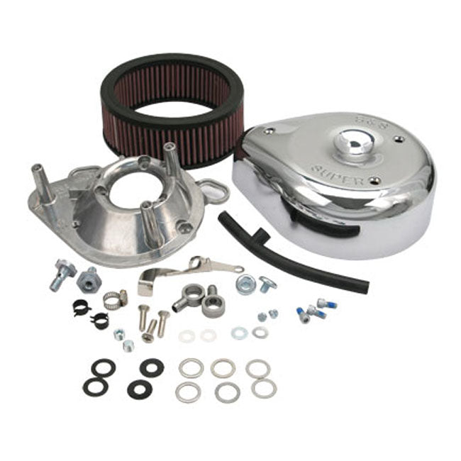 S&S Cycle Teardrop Air Cleaner For Super E G Carb Air Cleaner S&S Cycle