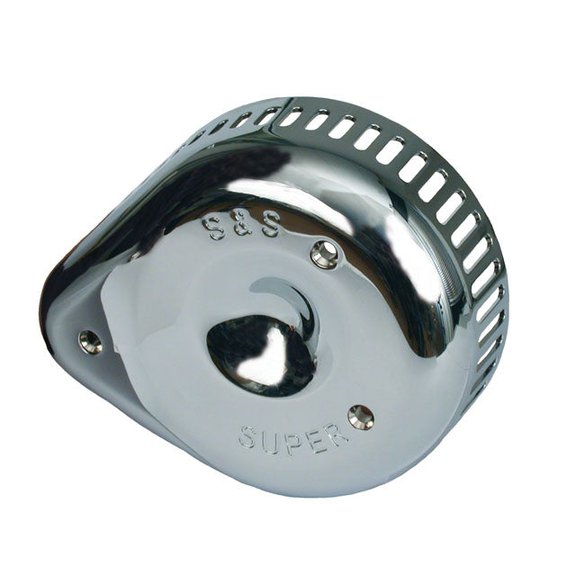 S&S, Super E/G air cleaner cover, Slasher. Chrome Air Cleaner Cover S&S Cycle