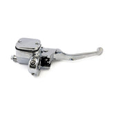 Handlebar Master Cylinder Assy. 11/16" Bore. Chrome Master Cylinder Brake Front Mcs