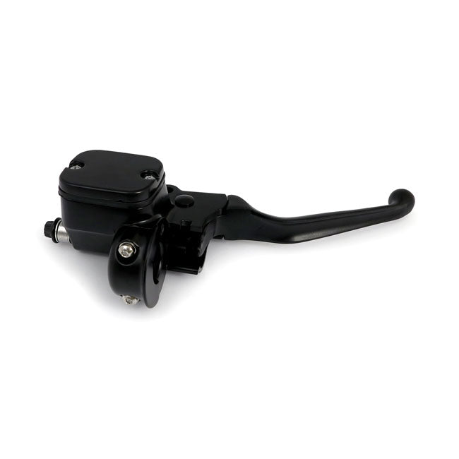 Handlebar Master Cylinder Assy. 11/16" Bore. Black Master Cylinder Brake Front Mcs
