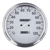 Fl Speedometer, ''36 40 Face'', White. 2.24:1 Mph Speedometers Mcs