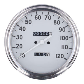 Fl Speedometer, ''36 40 Face'', White. 2.24:1 Mph Speedometers Mcs