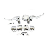 Handlebar Control Kit Chrome 14mm Bore Handlebar Control Kits Mcs