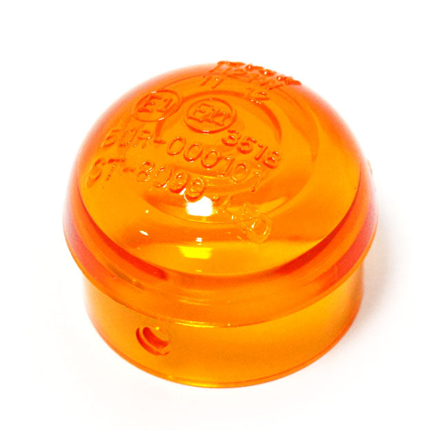 Micro Bullet, Turn Signal Replacement Lens. Amber Turn Signals Lenses Mcs