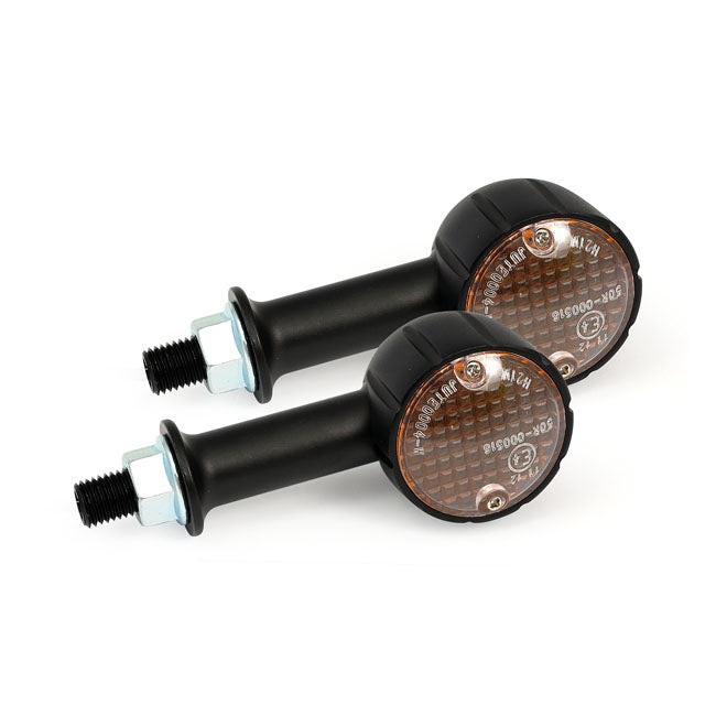 Arizona, Halogen Turn Signals. Black. 40mm Stem Turn Signals Mcs