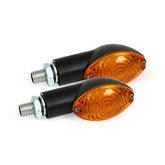 Cateye Mini Turn Signals 20mm Stem, Black With Amber Lens Turn Signals Mcs