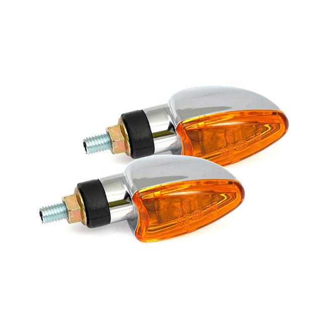 Arrow Mini Turn Signals. Chrome Turn Signals Mcs
