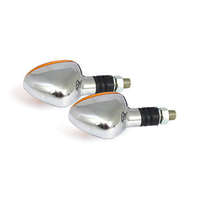 Little Duke, Mini Turn Signals. Chrome Turn Signals Mcs