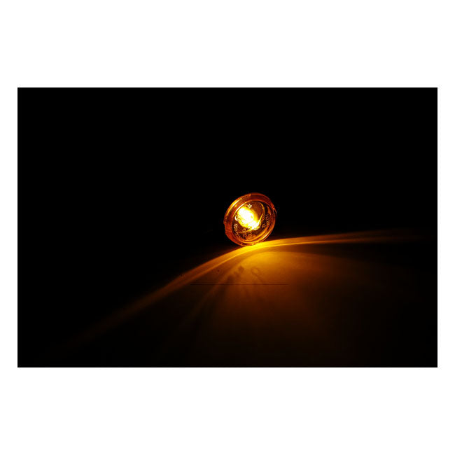 Mini Bullet, Halogen Turn Signals. Black, Grooved Turn Signals Mcs