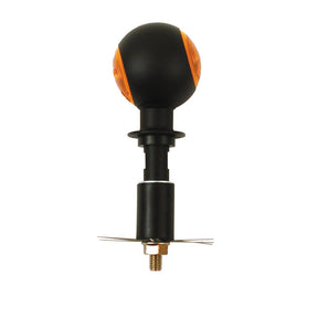 Mini Bulls Eye, In Bar Turn Signals. Black Turn Signals Mcs