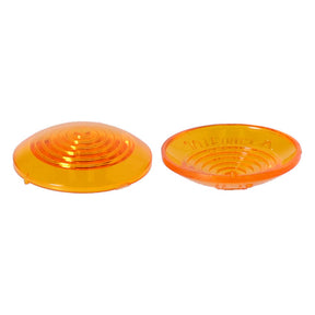 Replacement Lens Mini Bulls Eye Turn Signal. Amber Turn Signals Lenses Mcs