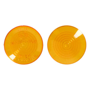 Replacement Lens Mini Bulls Eye Turn Signal. Amber Turn Signals Lenses Mcs