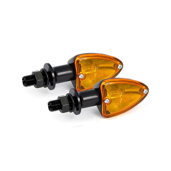 Milano, Halogen Turn Signals. Black Turn Signals Mcs