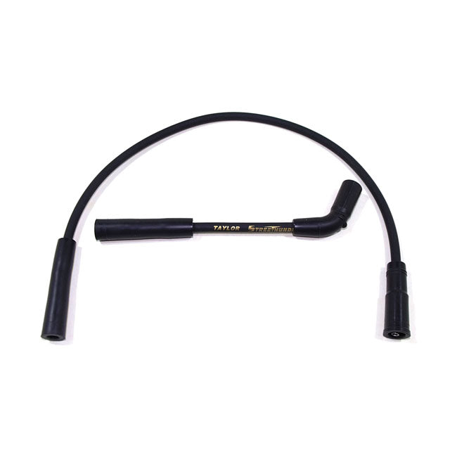 Taylor, 8mm Street Thunder Spark Plug Wire Set. Black Spark Plug Wires Taylor