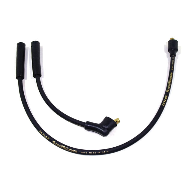 Taylor, 8mm Street Thunder Spark Plug Wire Set. Black Spark Plug Wires Taylor