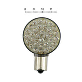 ''Lollipop'' Flat Led Turn Signal Bulb. Red Bulbs Mcs