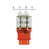 Superflux #194 Led Miniature Bulb. Red Light, Glass Base Bulbs Mcs