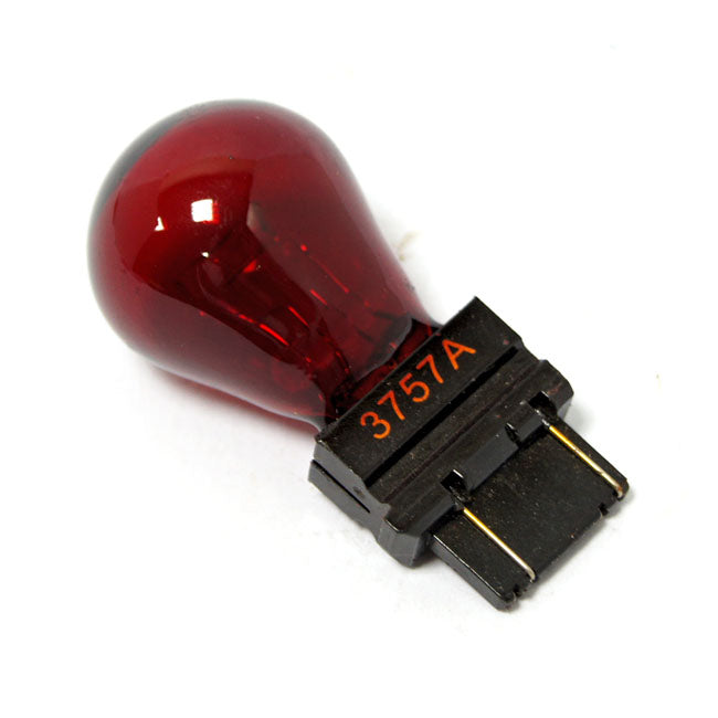Wedge Taillight/Turn Signal Bulb #3157 Base. Red Light