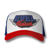Evel Knievel American Daredevil Trucker Cap Trucker Cap Evel Knievel