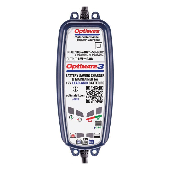 Tecmate Opti Mate 3 12 V Battery Charger Battery Chargers Optimate