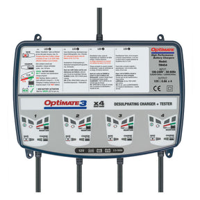 Tecmate Opti Mate, 3 X 4 Bank 12 V Battery Charger Battery Chargers Optimate