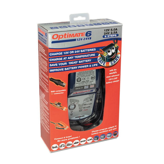 Tecmate Opti Mate 6, Select Battery Charger Battery Chargers Optimate